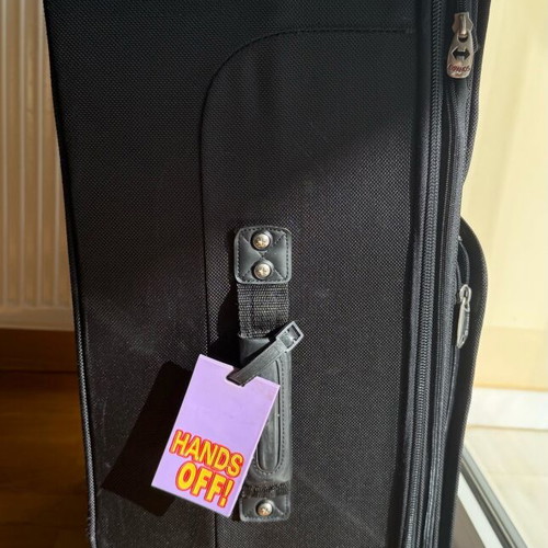 Delsey Black Suitcase Used Large Size