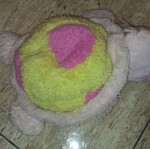 Stuffed soft lying turtle like new