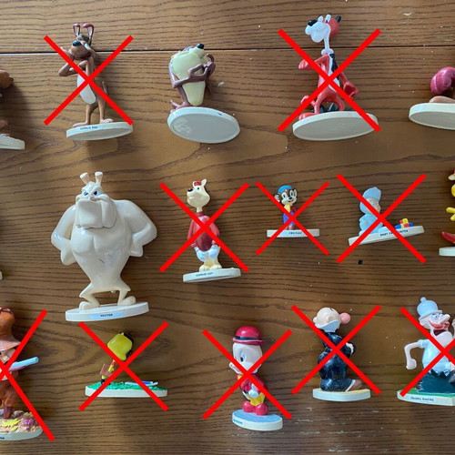 Looney Tunes figures like new, collectible