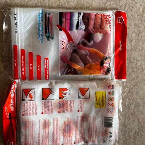 Vacuum Clothes Storage Bag 70x110 cm new