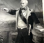  1830 ο Ναύαρχος sir Ch.J.Napier που το 1820 πήγε σε Μυστική διπλωματική αποστολή από το Βρετανικό Στέμα στον Αλή Πασά με άγνωστο Θέμα  χαλκογραφια