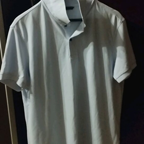 Men's shirt like new, summer short sleeve, turquoise, size L
