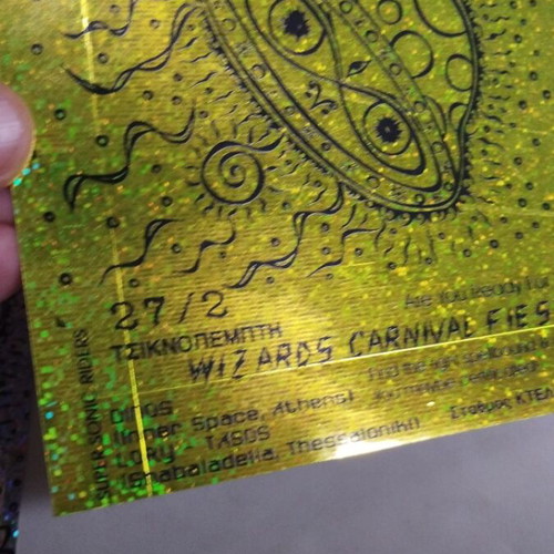 Wizards Carnival Fiesta Flyer 2 αυτοκόλλητα σαν καινούργια, πακέτο