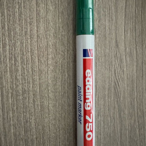 Edding 750 Oil Marker Green New, Permanent
