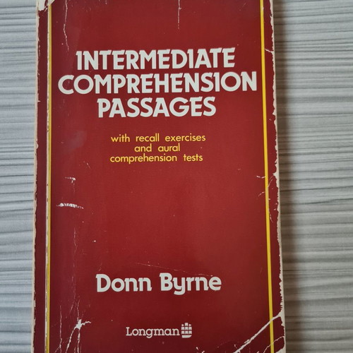Intermediate Comprehension Passages book used, Donn Byrne