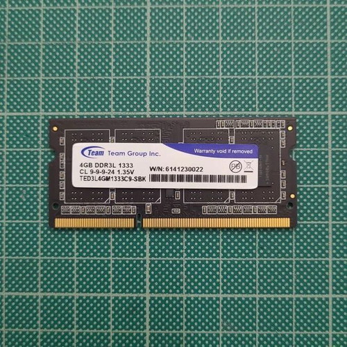 TeamGroup Ram 4GB DDR3L SoDimm 1333 1.35v like new for Laptop