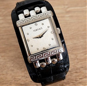 Versace V-Square Watch - Medusa Diamond Dial - Swiss Made - Stainless Steel ΓΥΝΑΙΚΕΙΟ ΡΟΛΟΙ