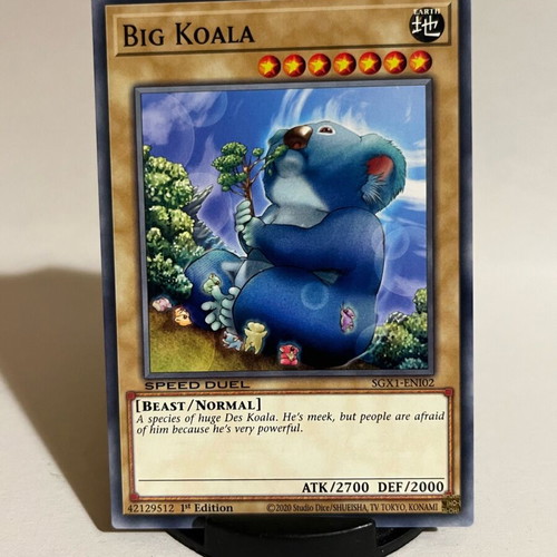 koala yugioh card He)art of the Cards Koalo-Koala Invasion of Chaos Card type Des Koala Card Profile :