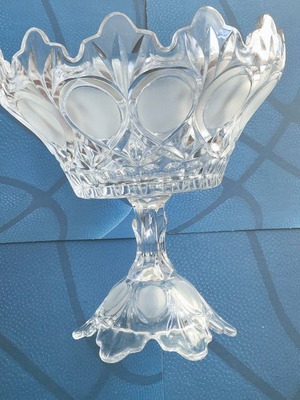 Crystal candy dish like new