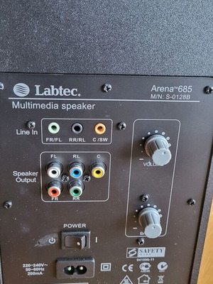 Labtech Arena 685 5.1 computer speakers new