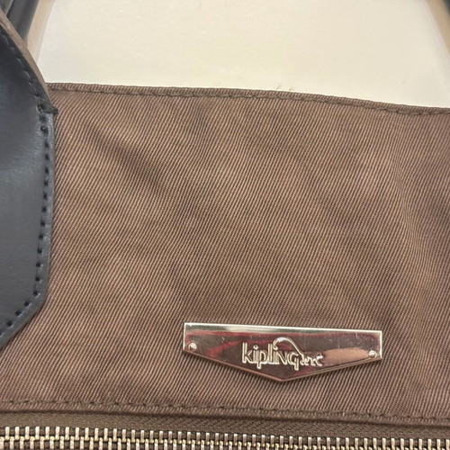 Kipling handbag crossbody in brown and blue, like new