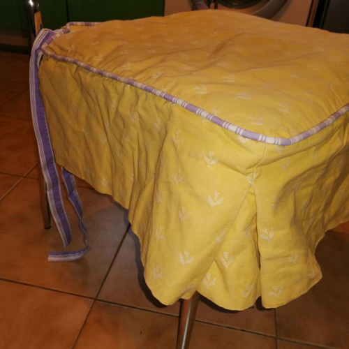 Chair cushions used, set of 3 pieces