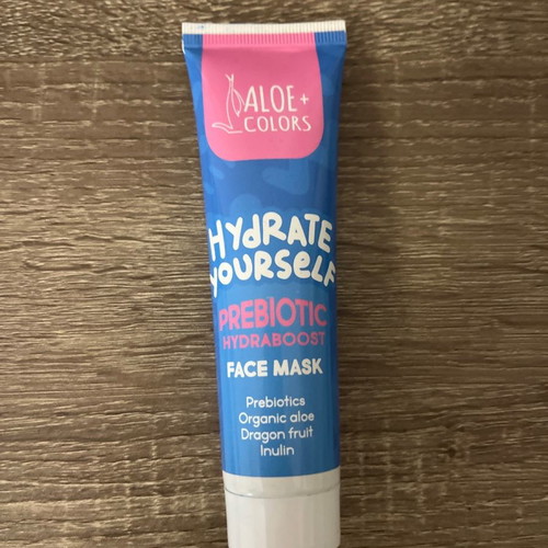 Aloe Colors face mask used, 3 times