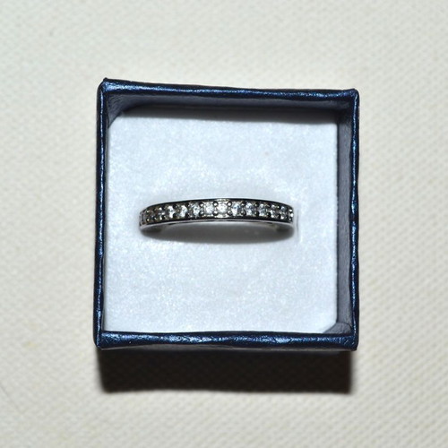 Monopetro and ring set new stainless steel with zircon