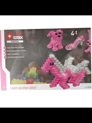 Open Brick Source Light STAX Fantasy 4 σε 1 με επαναφορτιζόμενη βάση τροφοδοσίας και 4 λειτουργίες φωτισμού καινούργιο