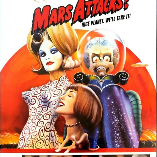 Mars Attacks! DVD used with subtitles