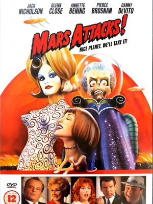 Mars Attacks! DVD used with subtitles