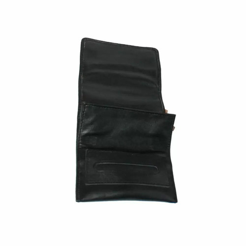 Over Top leather tobacco pouch black new