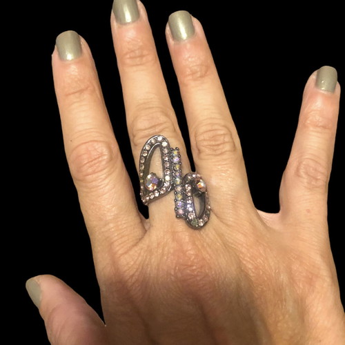 Ring with stones used, size 6