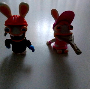 2 ΦΙΓΟΥΡΕΣ RABBITS 6εκ