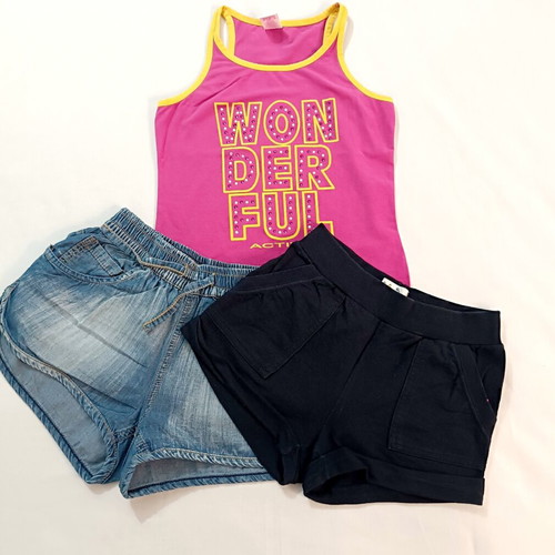 Girls' summer set 3 pieces size 10 years like new