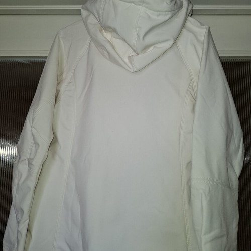 B&C Collection women's softshell jacket with hood new, white