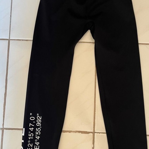 Lacoste leggings new with tags, size S 36 8, black