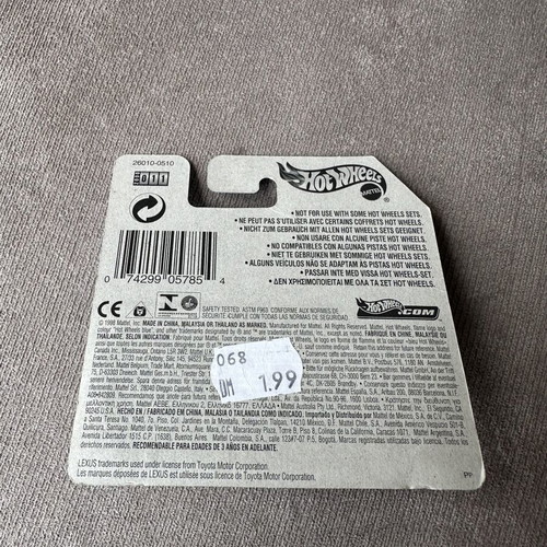 Hot Wheels Lexus SC400 2000 model new