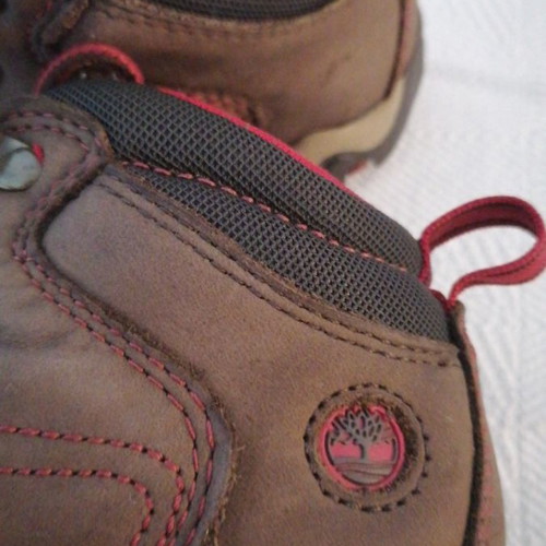 Timberland leather boots used, brown, size 27