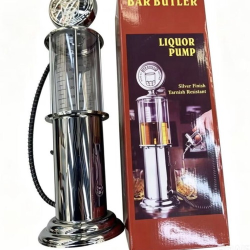 Bar Butler liquor dispenser pump new, retro 1950s style