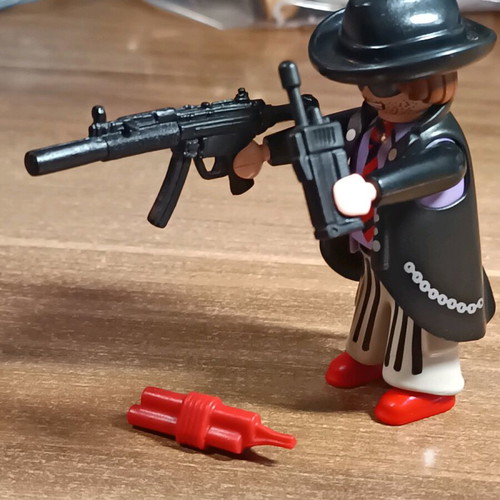 Playmobil Ultra Mafia Boss figure like new with accessories