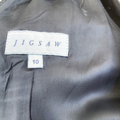 Jigsaw dress XS midi length black like new