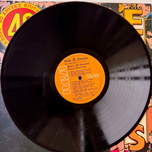 Elvis Presley 40 Greatest Hits 2xLP Greek Edition like new