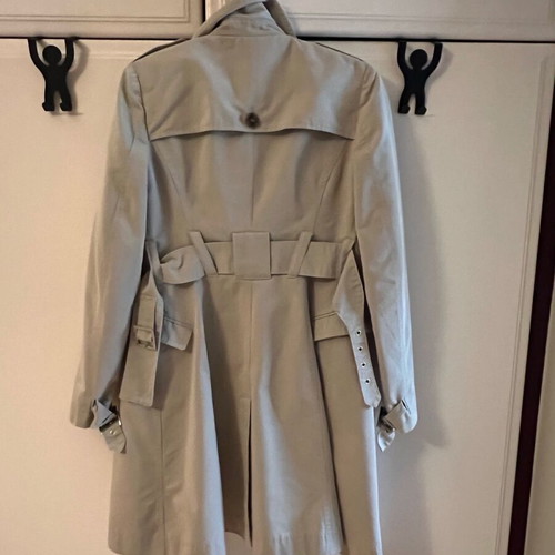 Women's trench coat Atos Lombardini used, gray, size S