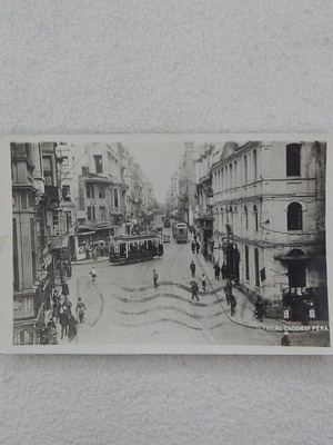 Istanbul Old Pera postcard 1920-1930