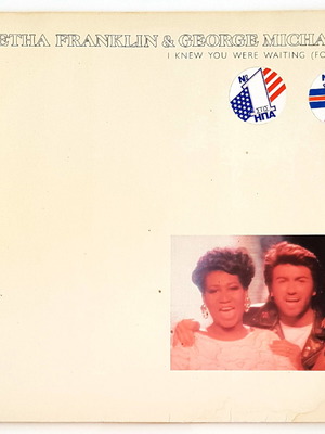 12" Maxi Single δίσκος βινυλίου George Michael & Aretha Franklin σαν καινούργιο