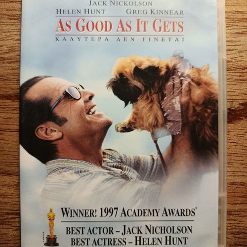 As Good As It Gets DVD used with Greek subtitles