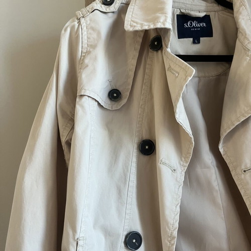 S.Oliver trench coat, beige, size L