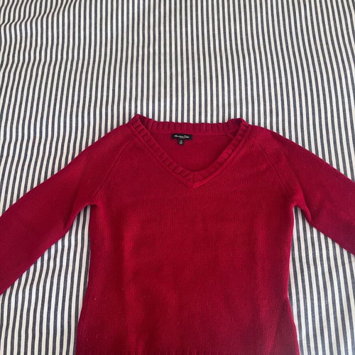 Wool sweater Massimo Dutti red used, size S