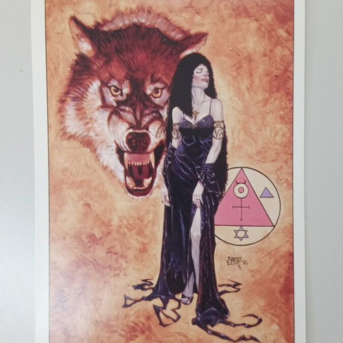 Crimson Embrace limited edition art print by Randy Elliott 1996 new
