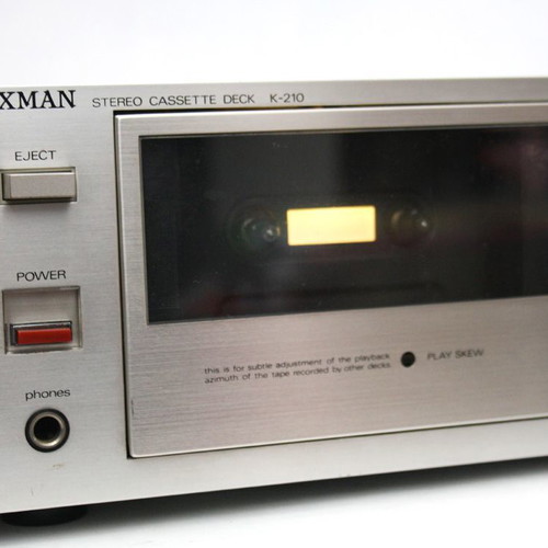 Luxman Stereo Cassette Tape Deck K-210 used, vintage