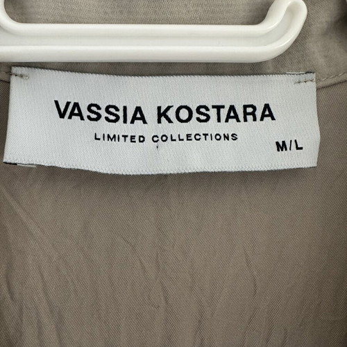 Vassia Kostara Ice Jumpsuit M/L Like New Grey Beige