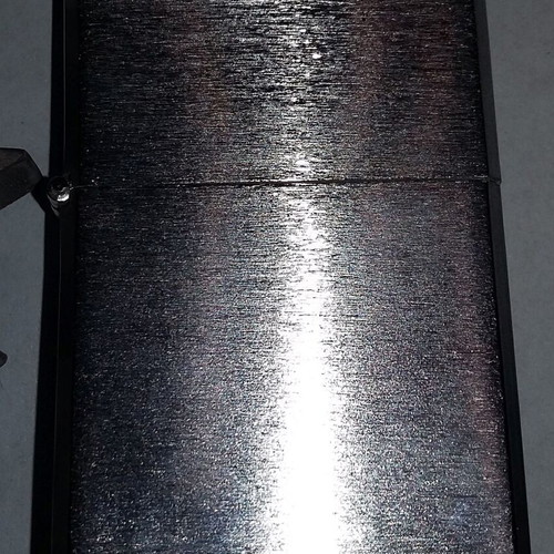 Belt buckle with lighter new, gray silver
