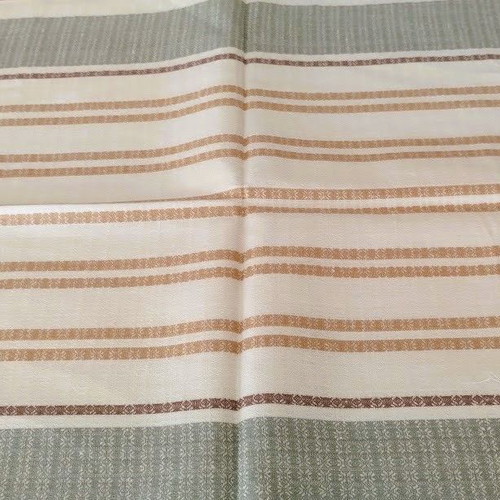 Soviet Linen Table Runner new, large size, striped pattern