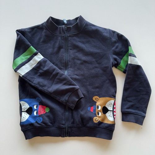 Dpam boys' jacket for 8 years old used, blue with zipper