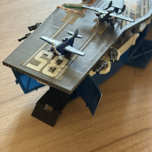 Vintage Micro Machines Aircraft Carrier like new, 27 cm