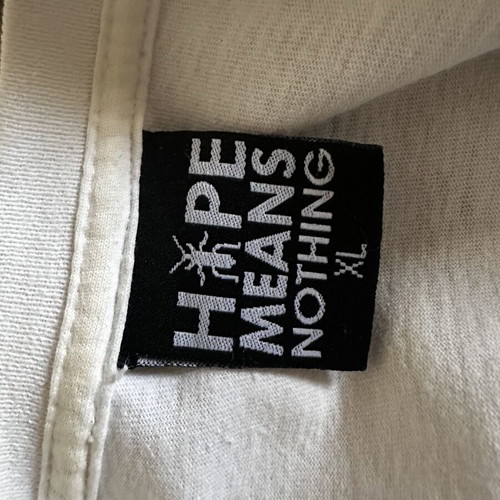 Hype men's t-shirt used, size XL, white