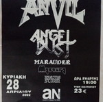 Anvil Angel Dust Marauder Angelo Perlepes' Mystery Raging Storm 2002 poster