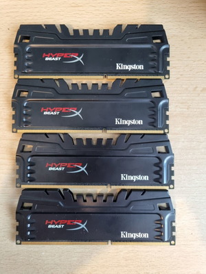 Kingston HyperX RAM 16GB 4x4GB σαν καινούργιο