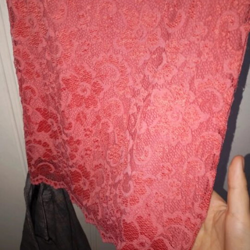 Women's pink lace dress like new, size S